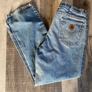 Carhartt Men's Light Blue Relaxed Jeans